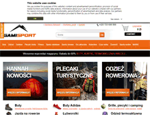 Tablet Screenshot of gamisport.pl